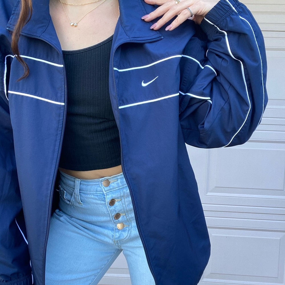 Vintage Silver Bar Nike Windbreaker - Picture 5 of 5